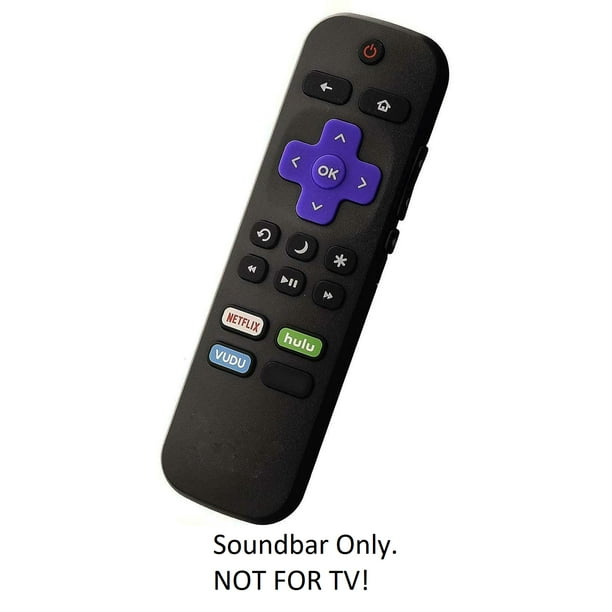 Basic Replacement Remote for Roku Soundbar Without Voice Search