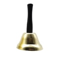 thumbnail image 1 of Yuarrent Jingle Bells Party Celebration Supply Sonido resonante School Hand-bell Utensilios de cocina Herramientas Anillo de servicio Cocina Restaurante Cocina y Comedor Oro 50mm Yuarrent HA061039-01, 1 of 6