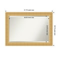 thumbnail image 6 of Amanti Art Trellis Gold Beveled Wood Wall Mirror 29.75 x 41.75 in., 6 of 10