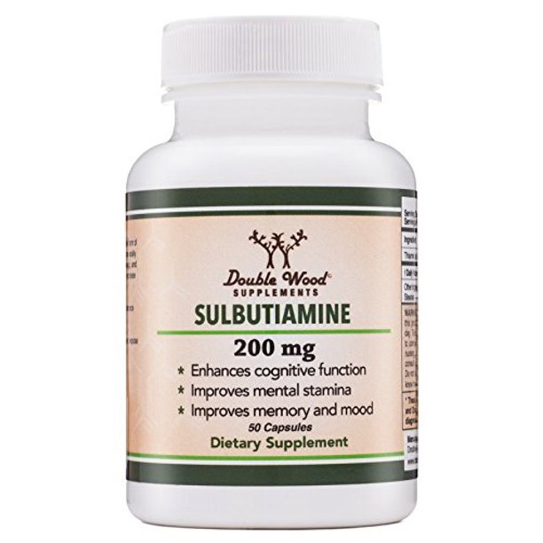 Sulbutiamine Nootropic Supplement Made In Usa 50 Capsules 200mg Walmart Com Walmart Com