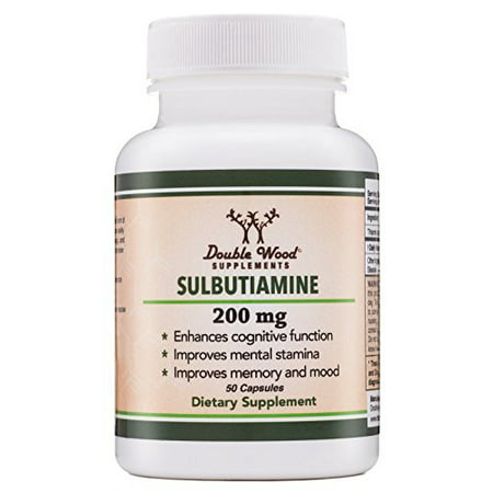 Sulbutiamine (Nootropic Supplement) Made in USA - 50 Capsules