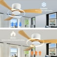 thumbnail image 4 of Tower Fan 42 Inch Ceiling Fan no light with Remote Control, Low Profile Flush Mount Ceiling Fan without Light,Noiseless Reversible DC Motor with Timer,Box Fan, 4 of 6