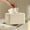 128#White, variant on Rectangular Tissue Box Cover Stylish Bathroom Home Office Car Decor Facial Tissue Holder Easy Access Water-Oil Resistant Clean Storage Box Elegant Practical Desktop Organization