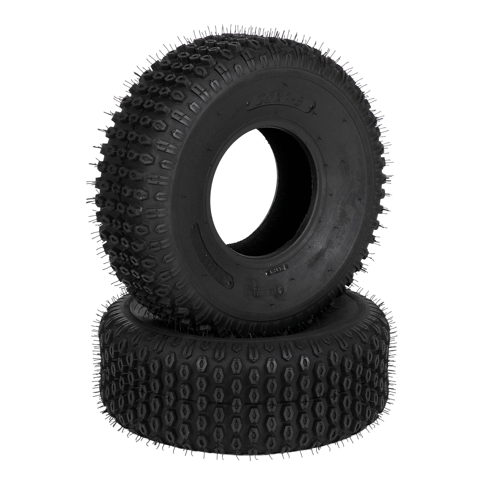 20x7.00-8 Set of 2 ATV UTV Tires, QM322 4PR