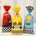 thumbnail image 4 of 25/50 bolsas de regalo con temática de coches de carreras, suministros para fiestas de coches de carreras para regalos de dulces, golosinas, bolsas de dulces para fiestas de cumpleaños de niños, 4 of 5