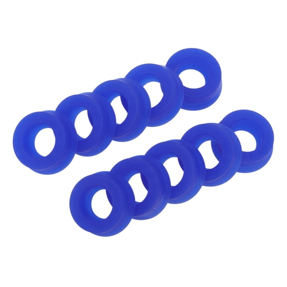 Unique Bargains Universal Oil Seal UN Lip Seal Ring Rotary Shaft Seal 8x14x6mm High Pressure TPU Blue 10 Pcs