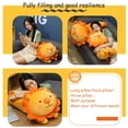 thumbnail image 2 of Creative Sun Flower Smile Lion Muñeco De Peluche Animal De Peluche Juguetes Para Niños Cute Soft Pillow Cojín Regalo Para Niños Serendint FN007968-04, 2 of 6