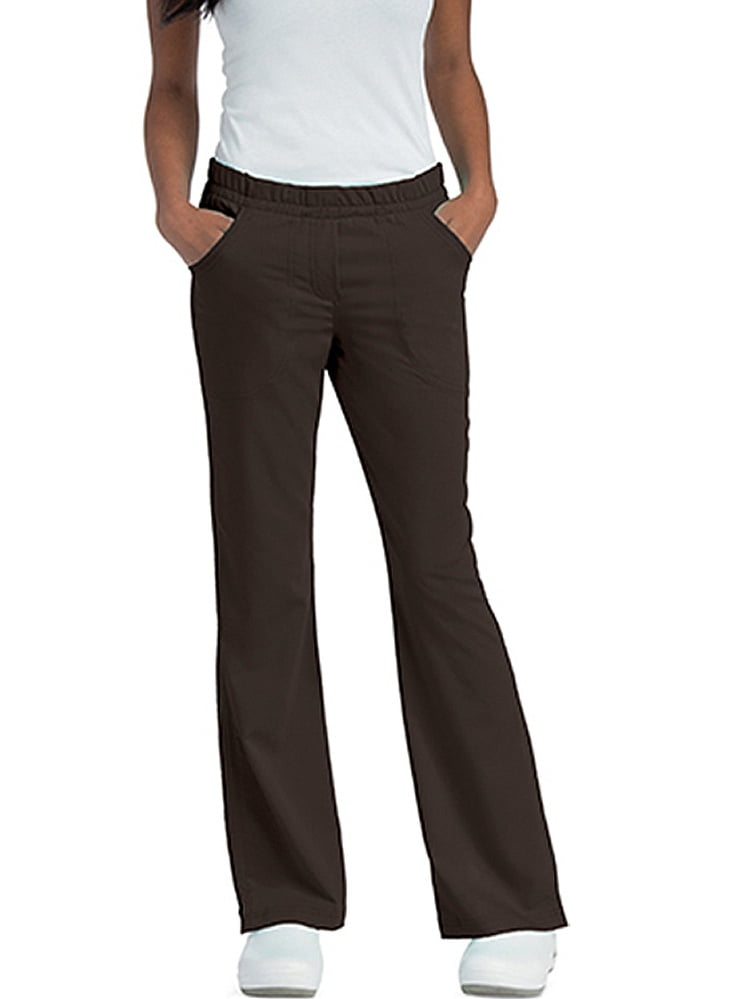 Urbane Ultimate Flare Leg Scrub Pants for Women 2 Pocket, Modern