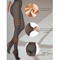 thumbnail image 4 of Mallas Termicas Mujer Gruesas Leging Afelpados Ropa Invierno, 4 of 5
