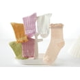 thumbnail image 5 of Socks Ruffle Casual Crew Comfortable Breathable Cute 3 Pairs Socks, 5 of 6