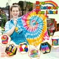 thumbnail image 2 of Tie Dye Kits, 26 Colors Fabric Shirt Dye Kit for Kids Adults and Groups, Non-Toxic DIY Tie Dye Set for Party, Gathering, Festival, User-Friendly, Halloween Thanksgiving Christmas Craft Dye Supplies, 2 of 7