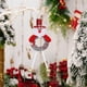 thumbnail image 5 of pstuiky Adornos navideños - Colgante para árbol de Navidad - Colgante redondo de muñeco de nieve anciano con campanas para árbol de Navidad - Decoración de escena - Regalos de Navidad, 5 of 6