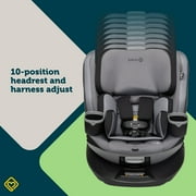 Safety 1st Turn and Go 360 DLX Rotating All-in-One Infant & Toddler Convertible Car Seat, High Street, Unisex