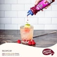thumbnail image 2 of Master of Mixes Raspberry Syrup, Professional Tart & Juicy Berry Base, 375 mL "Speed-Pour" Bottle (12/Case Bulk), 2 of 4
