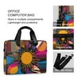 thumbnail image 4 of FORMRS 16" Laptop Bag Carrying Sleeve Case with Handle Travel Shoulder Briefcase, Futuristic Circles, 4 of 8
