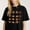 Black-3, variant on Autumn themed Turkey Graphic for Casual wear Lovers Funny Thanksgiving inspired Casual Tee print T Shirt