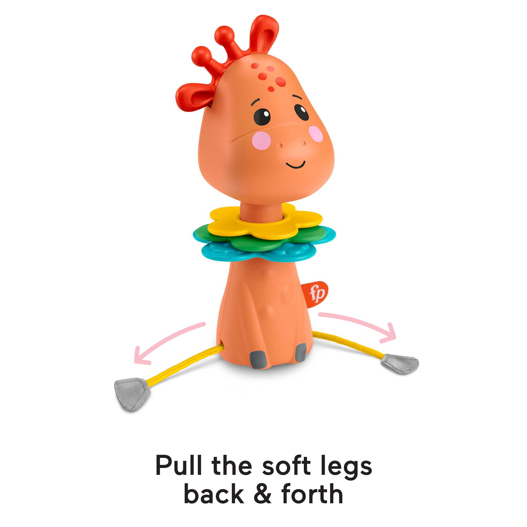 Fisher-Price Activity Giraffe Clacker Sensory Toy for Infants Ages 6+ Months - image 5 of 6