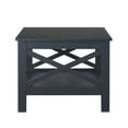 thumbnail image 3 of Saint Birch Lambert Modern Farmhouse Particle Board 4-Piece Black Oak Table Set, 3 of 16