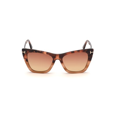 Tom Ford POPPY-02 FT 0846 Havana/Burgundy Brown Shaded 53/18/140 unisex Sunglasses