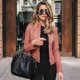 thumbnail image 1 of Abrigo liso de otoño para mujer, prendas de vestir de piel sintética, traje con cremallera, chaqueta corta fina a la moda para primavera y otoño para mujer, 1 of 5