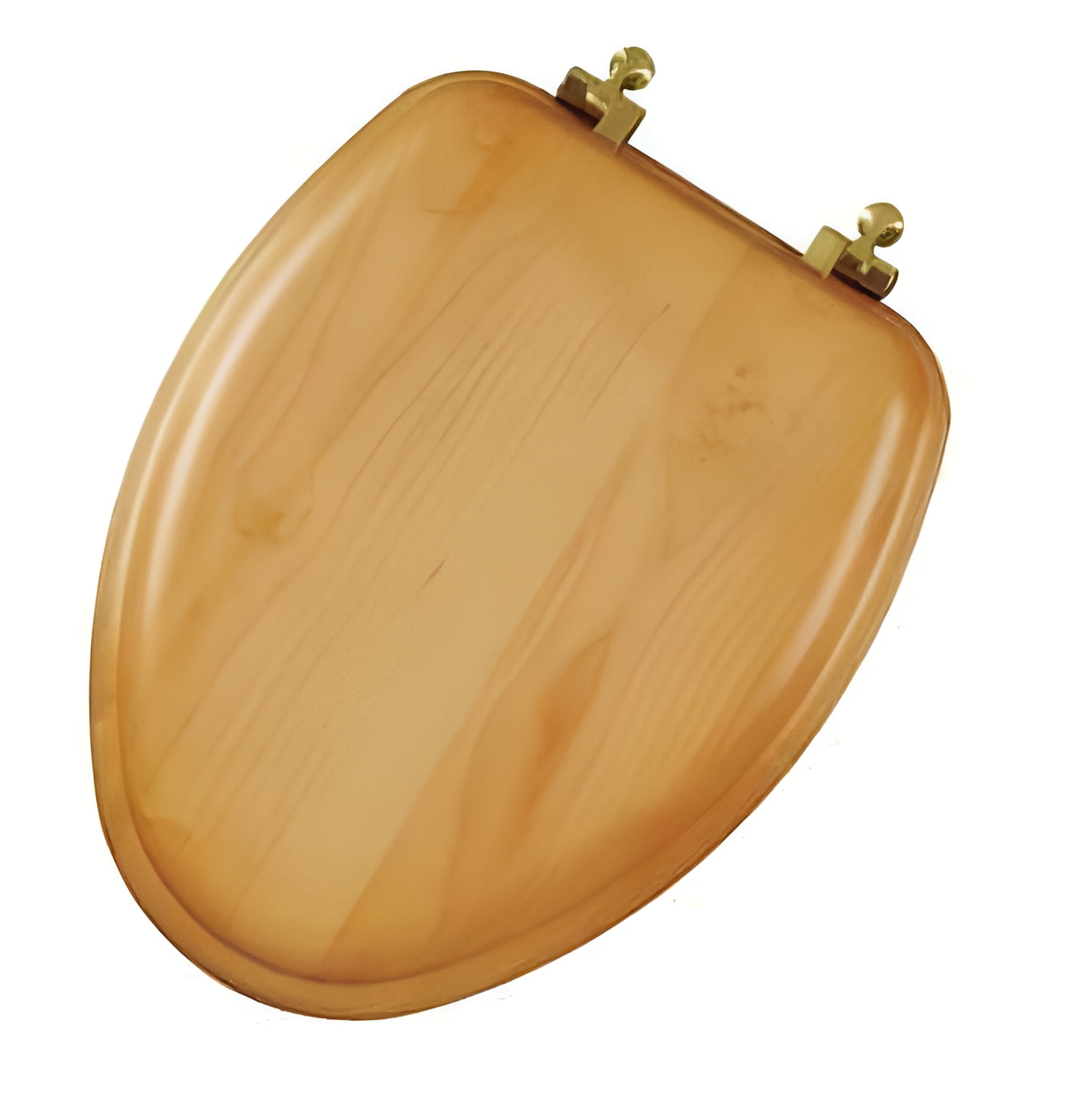 Mayfair Elongated Oak Wood Toilet Seat
