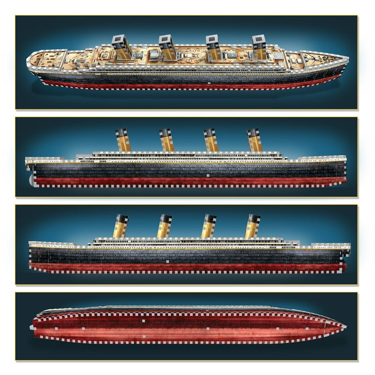 Wrebbit 3D Titanic 440 Piece 3D Jigsaw Puzzle Walmart