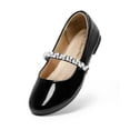 thumbnail image 1 of Dream Pairs Bailarinas Mary Jane para Niñas Negro Talla 13, 1 of 7