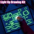 thumbnail image 2 of Kids Drawing Board Funny Glow in the Dark Drawing Pad Draw with Light Tablet, 2 of 9