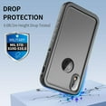 thumbnail image 3 of REJODA-for iPhone XR Waterproof Case - Compatible with iPhone XR (2018 Release, 6.1 inch), 360 Full Body Protection with Built in Screen Protector [IP68 Waterproof Case|Military-Grade Shockproof], 3 of 4