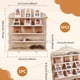 thumbnail image 3 of Exhibidor de pendientes de madera, estante de joyería de 5 niveles, organizador de joyas, 3 of 5