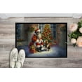 thumbnail image 2 of Carolines Treasures DAC4063JMAT 24 x 36 in. Unisex Basset Hound & Santa Claus Doormat, 2 of 5