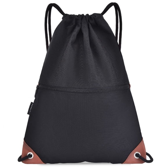 Vjnyvs Drawstring Backpack Water Resistant Drawstring Bags for Men Women Sackpack