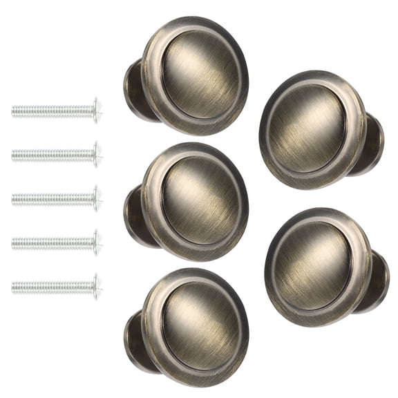 unbranded  5 Pcs Single Hole Handle Pull Magnetic Door Catch Handles Drawer Knobs Pulls