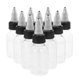 thumbnail image 4 of 10 botellas de tinta para tatuajes de 25 ml, de plástico, con tapas giratorias, transparentes, vacías, para pigmentos de maquillaje, dispensadores transparentes, suministros de laboratorio., 4 of 7