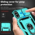 thumbnail image 4 of for iPhone XS Max Case with Camera Lens Cover HD Screen Protector, Dual Layer Military Grade Drop Protection Magnetic Ring Holder Kickstand Protective Phone Case for iPhone XS Max 6.5 inch (Mint), 4 of 17