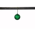 thumbnail image 2 of 3 in. Glitter Ball Ornament with Wire, Green - Pack of 12, 2 of 2