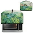 thumbnail image 2 of Renewold Toaster Oven Cover Stain-Resistant Air Fryer Smart Oven Protector with Storage Pockets Easy Clean Kitchen Appliance Accessories, 18.5 x 14.5 x 9 Inches, Monstera Leaf Green, 2 of 7