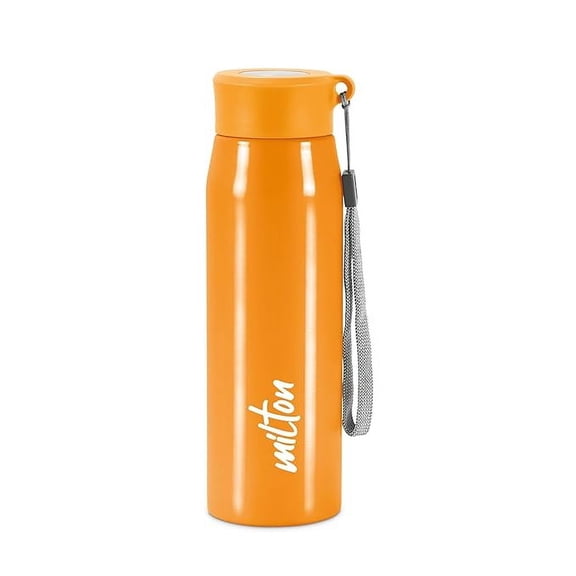 MILTON Handy 650 Stainless Steel Sipper Water Bottle 690 ml I Orange