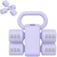 thumbnail image 1 of inAdjustable Dumbbell Set Levels Hand Weights (Each ./././.lb) for Women & Men Weights Dumbbell Set Convertible to Kettlebell for Home Gym Strength Training, 1 of 7