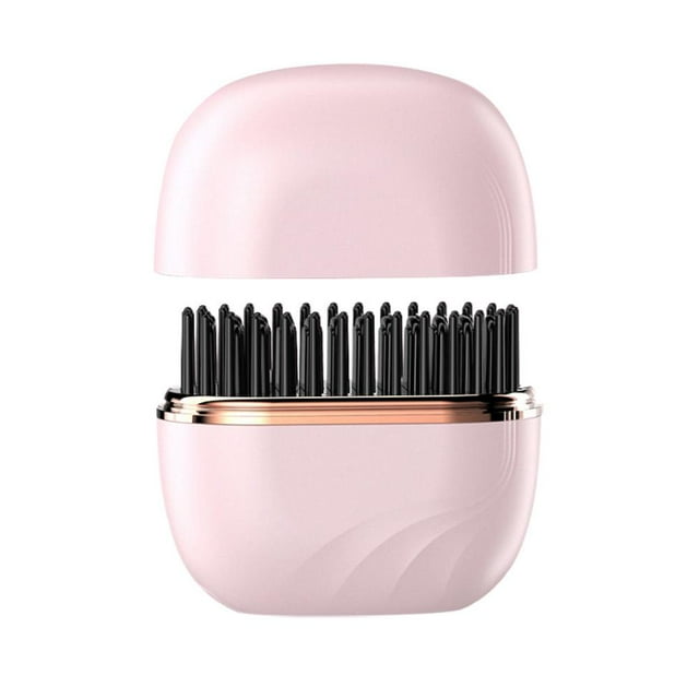 Mini Portable Lazy Straight Hair Comb, Roll Straight Dual use Comb Hair Wireless Straight