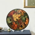 thumbnail image 4 of Yayeee Wall Clock Battery Operated 11.9" Silent Non-Ticking for Living Room, Colorful Autumn Leaves, 4 of 8