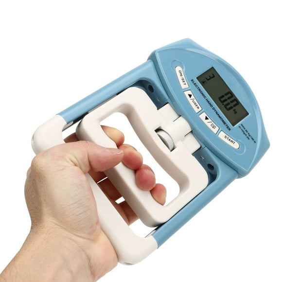 Digital Hand Dynamometer, Grip Strength Testing Digital Hand Grip Strengthener for Home Use for Rehabilitation Training Blue