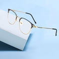 thumbnail image 4 of 2 Gafas De Bloqueo De Luz Azul Con Lentes Transparentes Y Marco De Metal Para Dormir Mejor Sunnimix Anteojos comerciales, 4 of 7