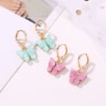 thumbnail image 4 of AYYUFE 1 Pair Earrings Animal Shape Elegant Women Acrylic Bright Color Dangle Earrings for Dating Acrylic,Alloy Black, 4 of 8