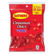 Sathers Cinnamon Discs Hard Candy, 3.6 Ounce Bag