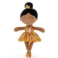 thumbnail image 6 of Gloveleya Soft Dolls Baby Girl Gifts Ballet Girls Plush Baby Doll Ballerina Orange 13 inch, 6 of 11