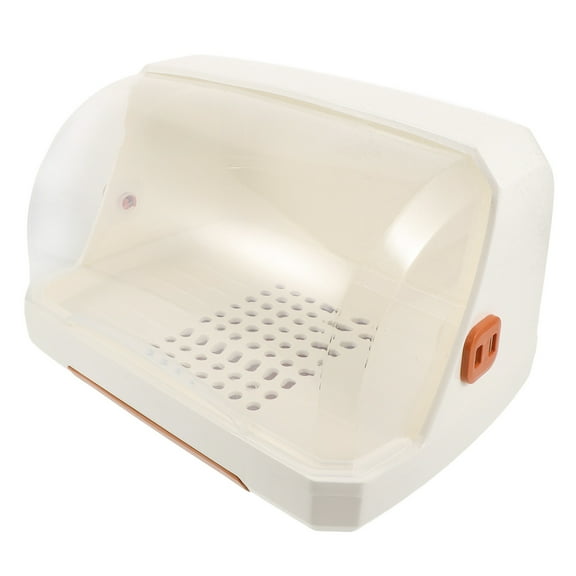 Masteelf Baby Bottle Drying Rack with Lid Nursing Bottle Storage Box Dish Dryer Rack for Home