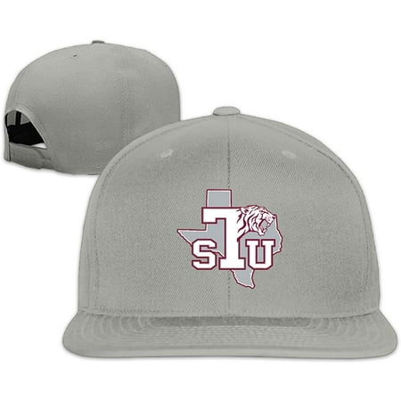 

Unisex Texas Southern Tigers Logo Peak Ajustable Flat Cap Black