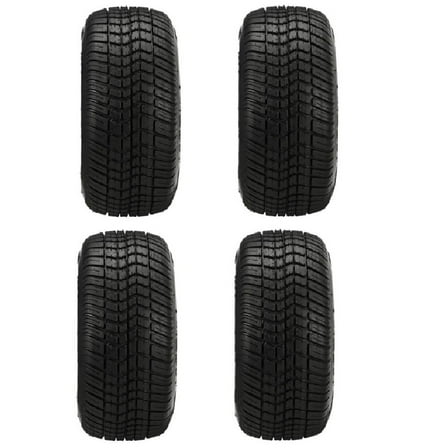 Full set of Elite 205x50-10 (4ply) Golf Cart Tires (4)