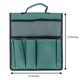 thumbnail image 4 of Bolsa de herramientas plegable para jardín (morado), organizador colgante portátil para carrito de trabajo al aire libre, bolsa de almacenamiento de herramientas para carrito de jardín plano, 4 of 5